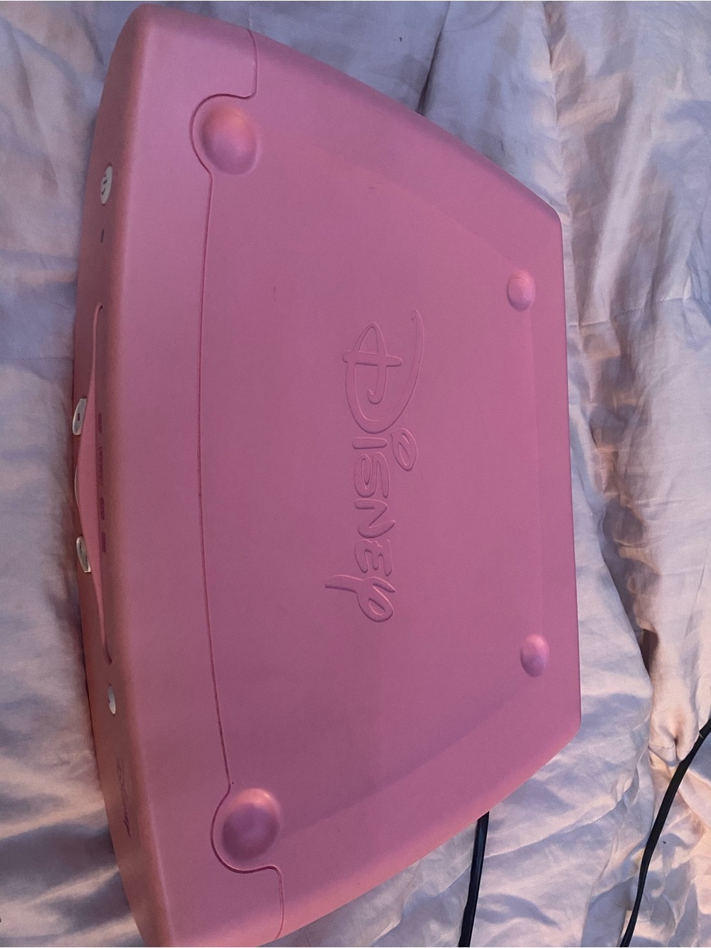 Disney Pink Portable DVD Player Housing with AV Ports